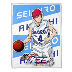 Plaid Seijuro Akashi Kuroko no Basket Couverture Plaid Polaire Plaid Canapé