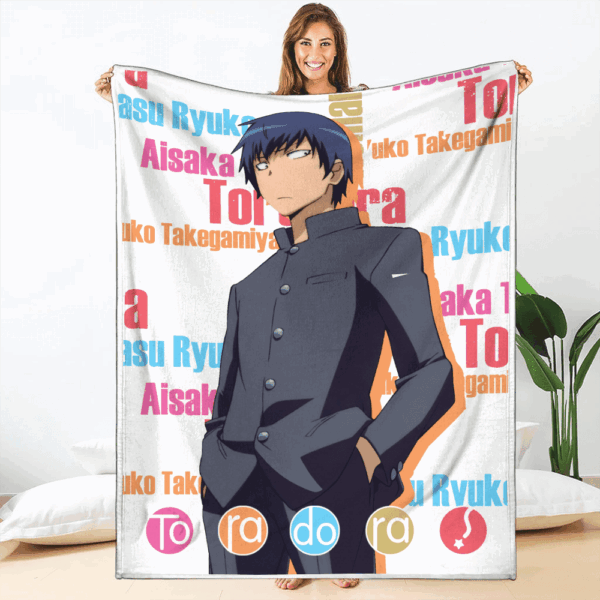 Plaid Ryuuji Takasu Toradora Couverture Plaid Polaire Plaid Canapé