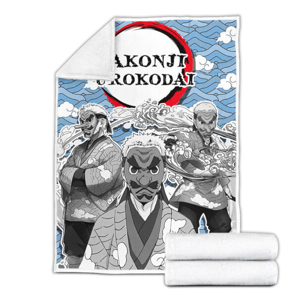 Plaid Sakonji Urokodaki Demon Slayer 01 Couverture Plaid Polaire Plaid Canapé – Image 2