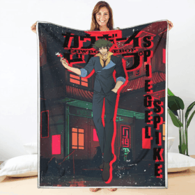 Plaid Spike Spiegel Cowboy Bebop Couverture Plaid Polaire Plaid Canapé