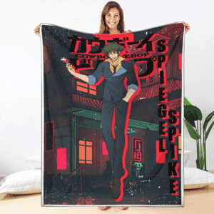 Plaid Spike Spiegel Cowboy Bebop Couverture Plaid Polaire Plaid Canapé
