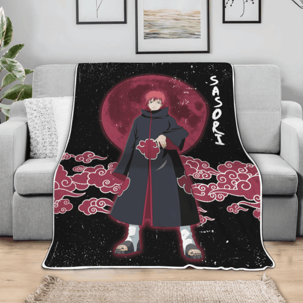 Plaid Sasori Naruto 04 Couverture Plaid Polaire Plaid Canapé – Image 3