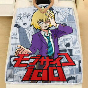 Plaid Teruki Hanazawa Mob Psycho 100 Couverture Plaid Polaire Plaid Canapé