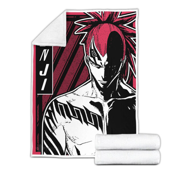 Plaid Renji Abarai Bleach 02 Couverture Plaid Polaire Plaid Canapé – Image 3