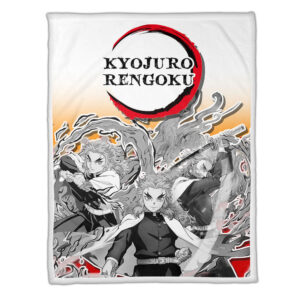 Plaid Rengoku Demon Slayer Couverture Plaid Polaire Plaid Canapé
