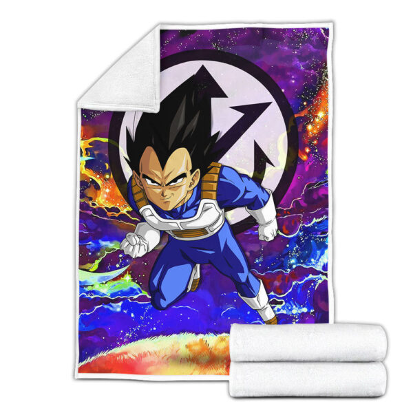 Plaid Vegeta Dragon Ball DBZ 02 Couverture Plaid Polaire Plaid Canapé – Image 2