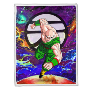 Plaid Tenshinhan Dragon Ball DBZ Couverture Plaid Polaire Plaid Canapé