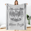 Plaid Sliver Eagle Magic Knights Black Clover Couverture Plaid Polaire Plaid Canapé