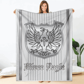 Plaid Sliver Eagle Magic Knights Black Clover Couverture Plaid Polaire Plaid Canapé