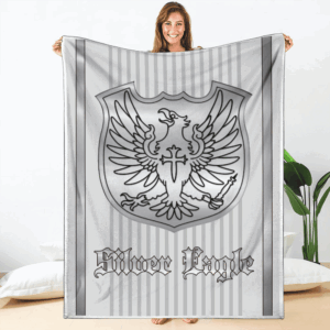 Plaid Sliver Eagle Magic Knights Black Clover Couverture Plaid Polaire Plaid Canapé
