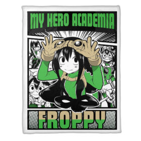 Plaid Tsuyu Asui My Hero Academia Couverture Plaid Polaire Plaid Canapé