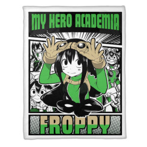 Plaid Tsuyu Asui My Hero Academia Couverture Plaid Polaire Plaid Canapé