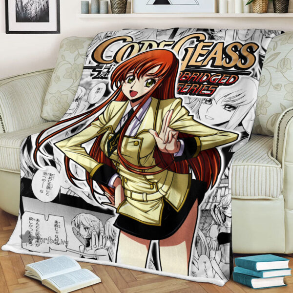 Plaid Shirley Fenette Code Geass Couverture Plaid Polaire Plaid Canapé – Image 2