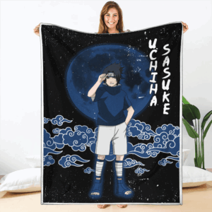 Plaid Uchiha Sasuke Naruto 03 Couverture Plaid Polaire Plaid Canapé