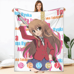 Plaid Taiga Aisaka Toradora Couverture Plaid Polaire Plaid Canapé
