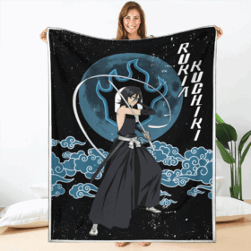 Plaid Rukia Kuchiki Bleach 01 Couverture Plaid Polaire Plaid Canapé