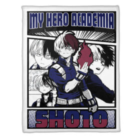 Plaid Shoto Todoroki My Hero Academia Couverture Plaid Polaire Plaid Canapé