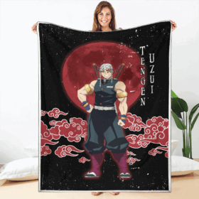 Plaid Tengen Uzui Demon Slayer 01 Couverture Plaid Polaire Plaid Canapé