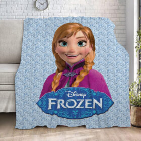 Plaid Anna La Reine des neiges 1003 Couverture Plaid Polaire Plaid Canapé