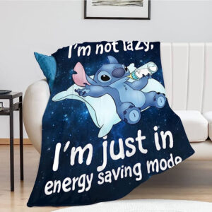 Plaid Stitch dans Lilo et Stitch 7 Couverture Plaid Polaire Plaid Canapé
