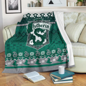 Plaid Harry Potter Serpentard Noël 1001 Couverture Plaid Polaire Plaid Canapé