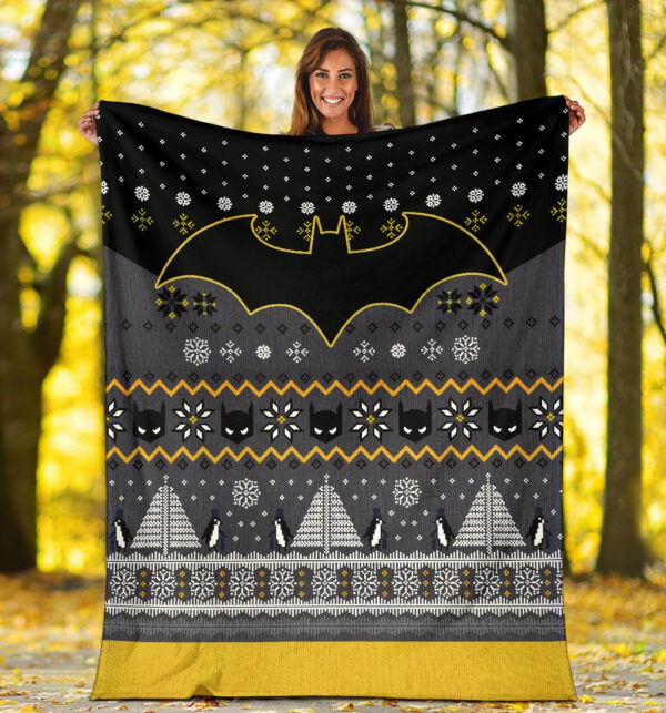 Plaid Batman Noël 1001 Couverture Plaid Polaire Plaid Canapé – Image 3