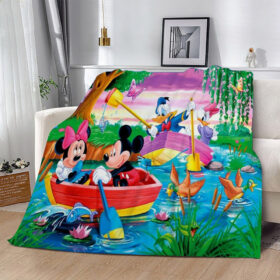 Plaid Mickey et ses amis 1002 Disney Couverture Plaid Polaire Plaid Canapé