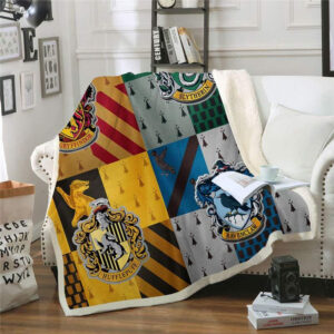 Plaid École Harry Potter Poudlard 1001 Couverture Plaid Polaire Plaid Canapé