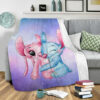 Plaid Stitch et Angel adorable 1 Lilo et Stitch Couverture Plaid Polaire Plaid Canapé
