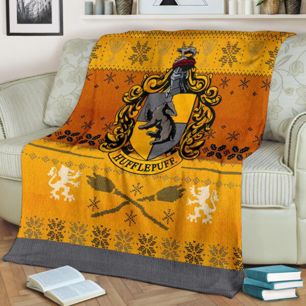 Plaid Harry Potter Poufsouffle Noël 1001 Couverture Plaid Polaire Plaid Canapé