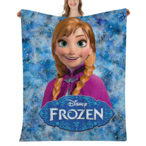 Plaid Anna La Reine des neiges 1002 Couverture Plaid Polaire Plaid Canapé
