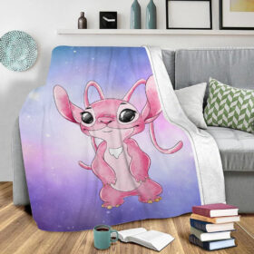 Plaid Ange dans Lilo Ans Stitch Couverture Plaid Polaire Plaid Canapé