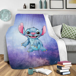 Plaid Stitch et Angel belle 2 Lilo et Stitch Couverture Plaid Polaire Plaid Canapé