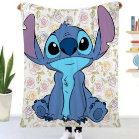 Plaid Stitch mignon dans Lilo et Stitch Couverture Plaid Polaire Plaid Canapé
