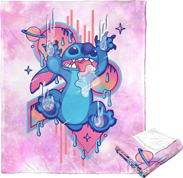 Plaid Stitch dans Lilo et Stitch 6 Couverture Plaid Polaire Plaid Canapé