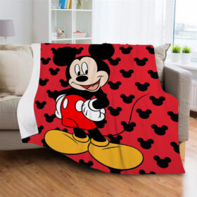 Plaid Mickey Mouse 1003 Disney Couverture Plaid Polaire Plaid Canapé