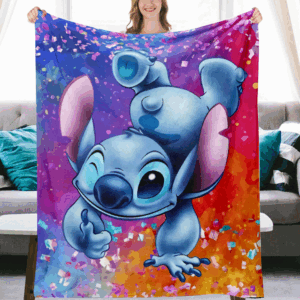 Plaid Stitch mignon dans Lilo et Stitch 2 Couverture Plaid Polaire Plaid Canapé
