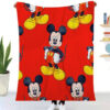 Plaid Mickey Mouse 1004 Disney Couverture Plaid Polaire Plaid Canapé