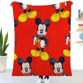 Plaid Mickey Mouse 1004 Disney Couverture Plaid Polaire Plaid Canapé