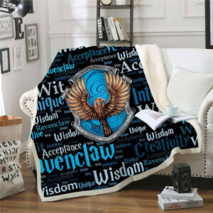 Plaid Harry Potter Serdaigle 1001 Couverture Plaid Polaire Plaid Canapé