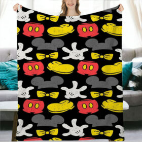 Plaid Mickey Mouse 1006 Disney Couverture Plaid Polaire Plaid Canapé