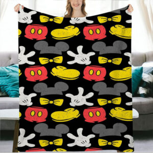 Plaid Mickey Mouse 1006 Disney Couverture Plaid Polaire Plaid Canapé