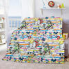Plaid Mickey Mouse et tous les personnages Disney Couverture Plaid Polaire Plaid Canapé