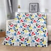 Plaid Visage de Mickey Mouse mignon Disney Couverture Plaid Polaire Plaid Canapé