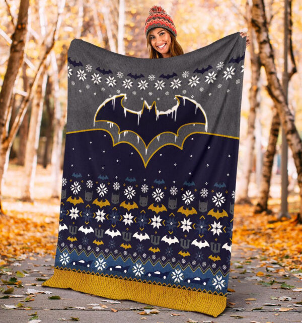 Plaid Batman Noël 1003 Couverture Plaid Polaire Plaid Canapé – Image 3