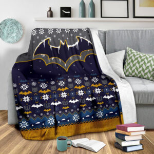 Plaid Batman Noël 1003 Couverture Plaid Polaire Plaid Canapé