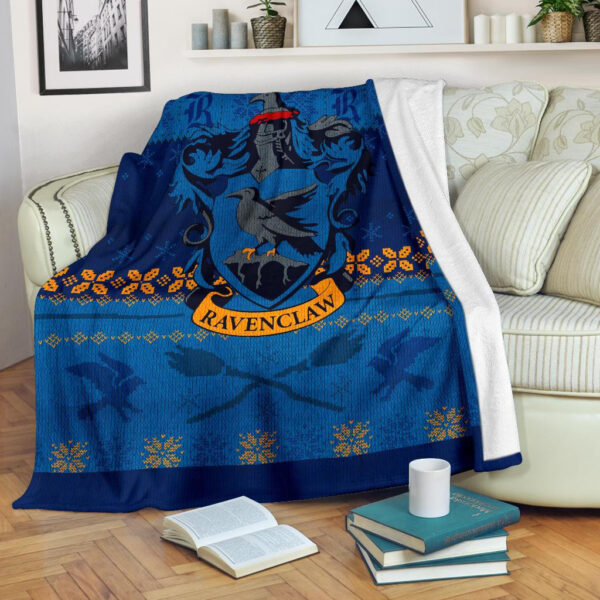 Plaid Harry Potter Serdaigle Noël 1001 Couverture Plaid Polaire Plaid Canapé – Image 2