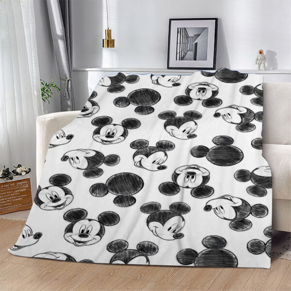 Plaid Mickey MouseDisney Couverture Plaid Polaire Plaid Canapé
