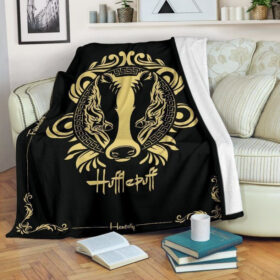 Plaid Poufsouffle Harry Potter Couverture Plaid Polaire Plaid Canapé