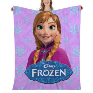 Plaid Anna La Reine des neiges 1004 Couverture Plaid Polaire Plaid Canapé